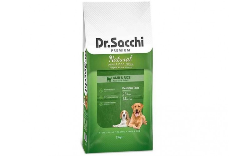 Dr.Sacchi Lamb&Rice Yetişkin Köpek Maması 15kg